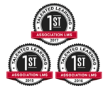 Badge from Talented Learning for being ranked as the best association LMS Badge from Talented Learning for being ranked as the best association LMS